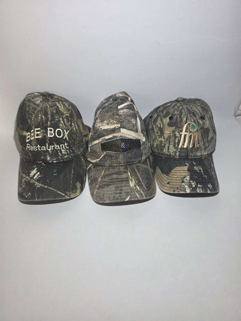 Camouflage Baseball Cap - Unbranded / Assorted Logos - Green Camo